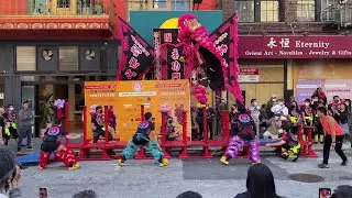 LION DANCE ME High Poles Jongs Performance ~ San Francisco Chinatown Awards Ceremony