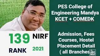 PES College of Engineering Mandya|PES University|Placement|COMEDK Colleges fees|KCET fees|PESCE