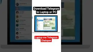 How to Download Telegram in laptop | how to download telegram in pc