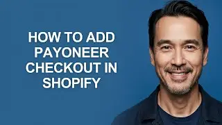How To Add Payoneer Checkout In Shopify - KevinHowTo