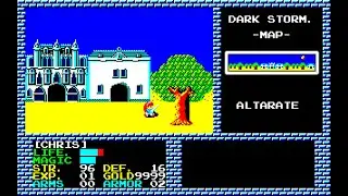 Sharp X1 Game: Dark Storm - Demon Crystal 3 (1987)