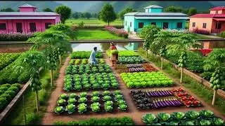 Aerial Rural Farming Scenes