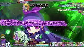 (Twitch實況紀錄) 新楓之谷 - 陰陽師重製後打周王 (~困賽蓮&簡單卡洛斯) MapleStory - Kanna Remaster