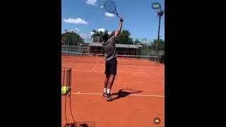 T&eacute;cnica correcta del segundo servicio kick Enzo Pigola🇵🇾🎾