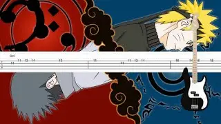 Naruto Shippuden OP 3 - Blue Bird (Melody) Bass Tab Tutorial