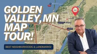 Golden Valley || MN Map Tour || Explore the Best Neighborhoods & Landmarks! || MInneapolis Minnesota