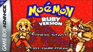 Pok&eacute;mon Moemon Ruby Hack Rom GBA Con Todos Los Pok&eacute;mon Reemplazados Por Moemon!!