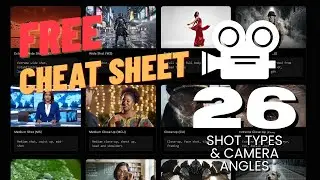Cheat Sheet for 26 Shot Types & Camera Angles for AI Video Prompts (Visual Guide)