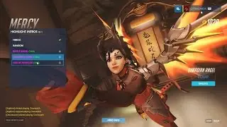 Mercy - Devil - Overwatch Legendary Skin Spotlight (all emotes, poses, intros)