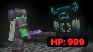 Minecraft, BUT THE WARDEN IS OP