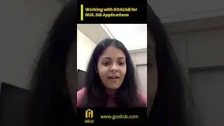 NUS MBA Admit Story | GOALisB Global MBA Admission Consulting Review