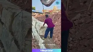 This Excavator Stone Stacking is Oddly SATISFYING! 🤩 Heavy Lifting ASMR! #oddlysatisfying #asmr