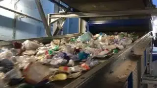 Nihot Recycling Windshifter WS-S 1800 for the removal of plastic film