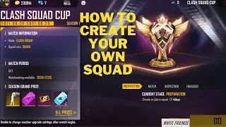 Clash Squad Cup Full Details In Free Fire || How To Create Squad In Clash Squad Cup