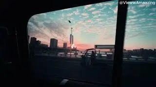 Golden hour hits different in the city #shorts #sunset #goldenhour #aesthetic #view