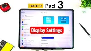 Realme Pad 3 Display Settings Review Indepth 🚀🚀🔥🔥🔥 #realmepad3 