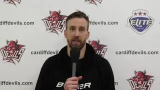 2019-11-17 - Cardiff Devils v Fife Flyers, Shaone Morrisonn Interview