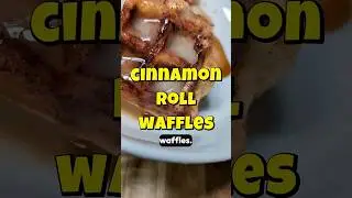 Cinnamon Roll Waffles is the hack that is ACTUALLY worth your time and is delicious!