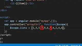 Array trong Angular JS Lab4 P1
