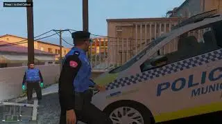 GTA V - LSPDFR #71 Policía Municipal Madrid | tiroteo en la estación de Metro