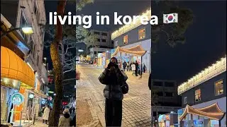 celebrations in Korea (birthday, Christmas in myeongdong and eating halal food) 