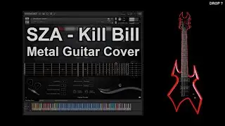 Kill Bill - SZA - Metal Guitar Cover - Ft Shreddage 3 Jupiter