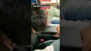 Tata Nexon armrest fitting #modifications #lucknow #starlight #cardi #nissan #cars #renault #lalbagh
