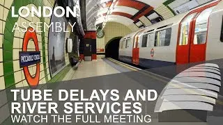 Tube delays and river services