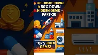 Top 5 Stocks | 50% Down from 52-Week High |Hidden Gems for 2025 | PART - 30 #stocks #stockmarket2025