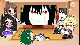 MHA react to Uzumaki and Uchiha family|first video|Gacha club|Bloomy_playz||