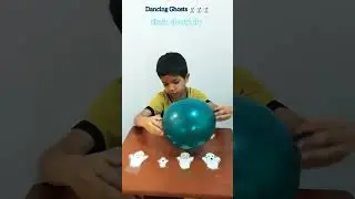 Dancing Ghosts 👻👻👻 Static Electricity Experiment #stem #stemeducation #education #scienceexperiment