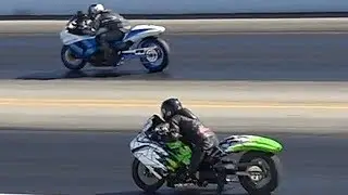 Motorcycle Drag Racing at Street Outlaws Live Event Tulsa Oklahoma