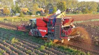 Unleashing the Beast: De Wulf RA3060 Potato Harvester in Action!