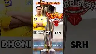 Ms Dhoni vs SRH Team Ipl Stats Comparison #cricket #ipl #msdhoni #srh