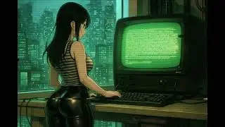 Green Neon Coding 🌌 | Synthwave for Late-Night Focus & Cyberpunk Vibes