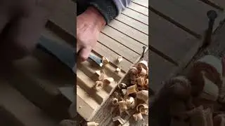 Oddly Satisfying Woodworking #oddlysatisfyingasmr #shorts #woodworking