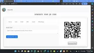 QR Code Generator WebApp