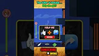 😍 An assassin is behind the girl...Can the girl escape? #games #gameplay #funny