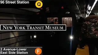 MTA NYCT Subways: IND R1/9 (F) Train from 96th Street - 2nd Avenue to Houston Street - 2nd Avenue