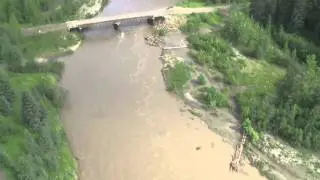 Flyover of  West Kiskatinaw from Hour Glass Road