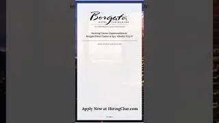 New Jersey Jobs | Borgata Hotel Casino & Spa, Atlantic City Is Hiring #hospitality #HiringClue #usa