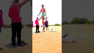 Hero man's long jump all time technical exercise