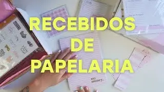 UNBOXING: super recebidos de PAPELARIA