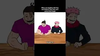 Yuji and Todo are goofing around in class 😭😭😭 #jujutsukaisen #jjk