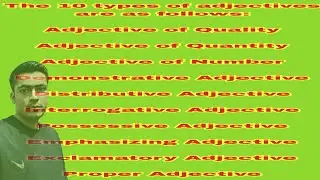 Types of Adjectives in English Grammar with their Examples/What are the types of Adjectives#grammar