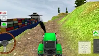 Tractor Delivery Farm Simulator off-Road Delivery Box 🅿️😍 Android Mobile Game Sahil Baba #gameplay 