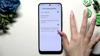 SAMSUNG Galaxy F56 5G &ndash; How to Find Text Correction and Typing Options