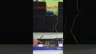 equalizer dbx eqx 215+ subwofer