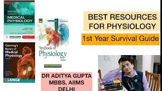 Best Resources for Physiology:1st Year MBBS Survival Guide