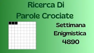 Ricerca di parole crociate - Settimana Enigmistica 4890